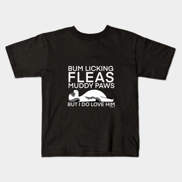 Dog Walker Kids T-Shirt by lovelifetriumph